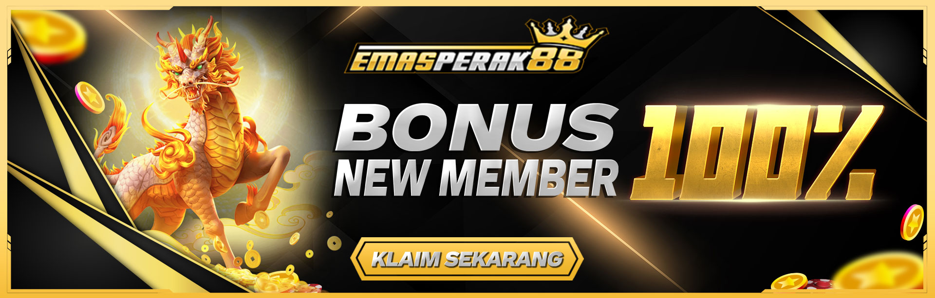 BONUS NEW MEMBER SLOT 100%