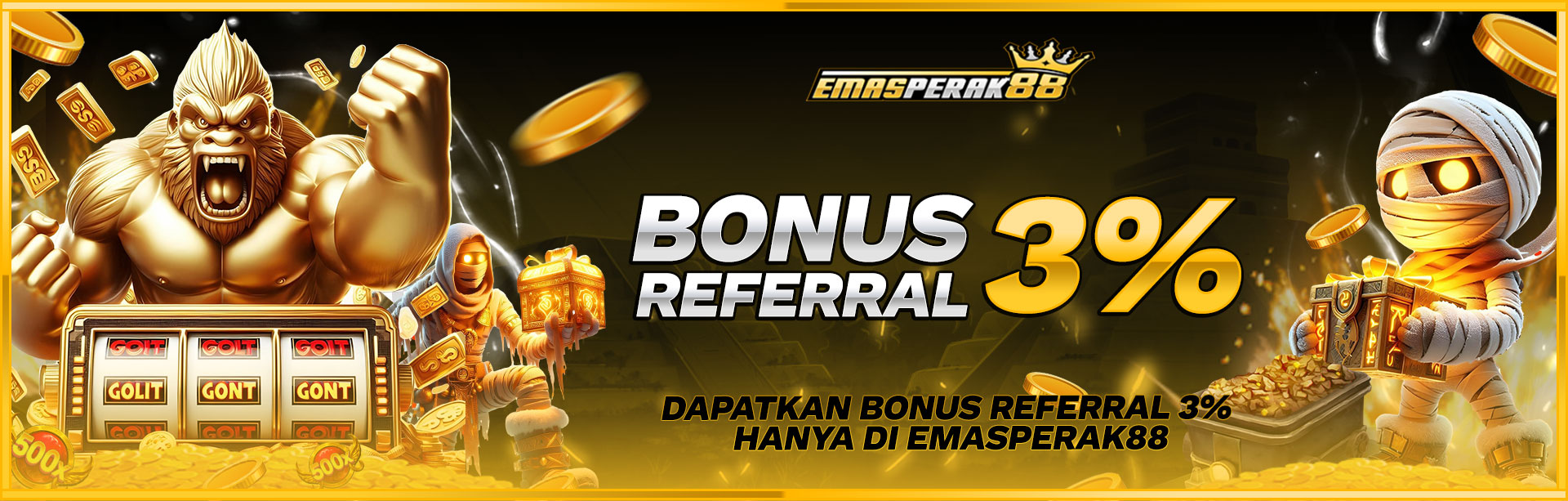 BONUS REFERRAL 3%