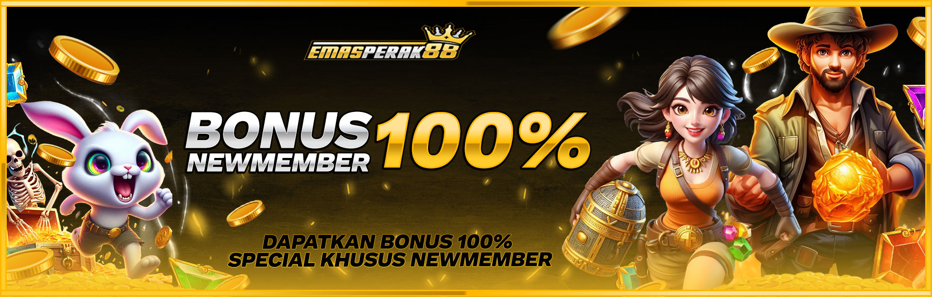 BONUS NEW MEMBER SLOT 100%