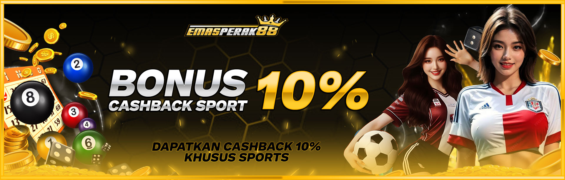 BONUS CASHBACK 10%