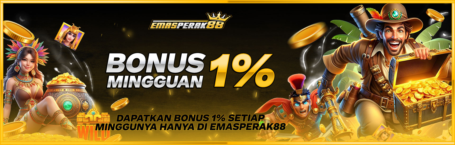 BONUS ROLINGAN SLOT 1%